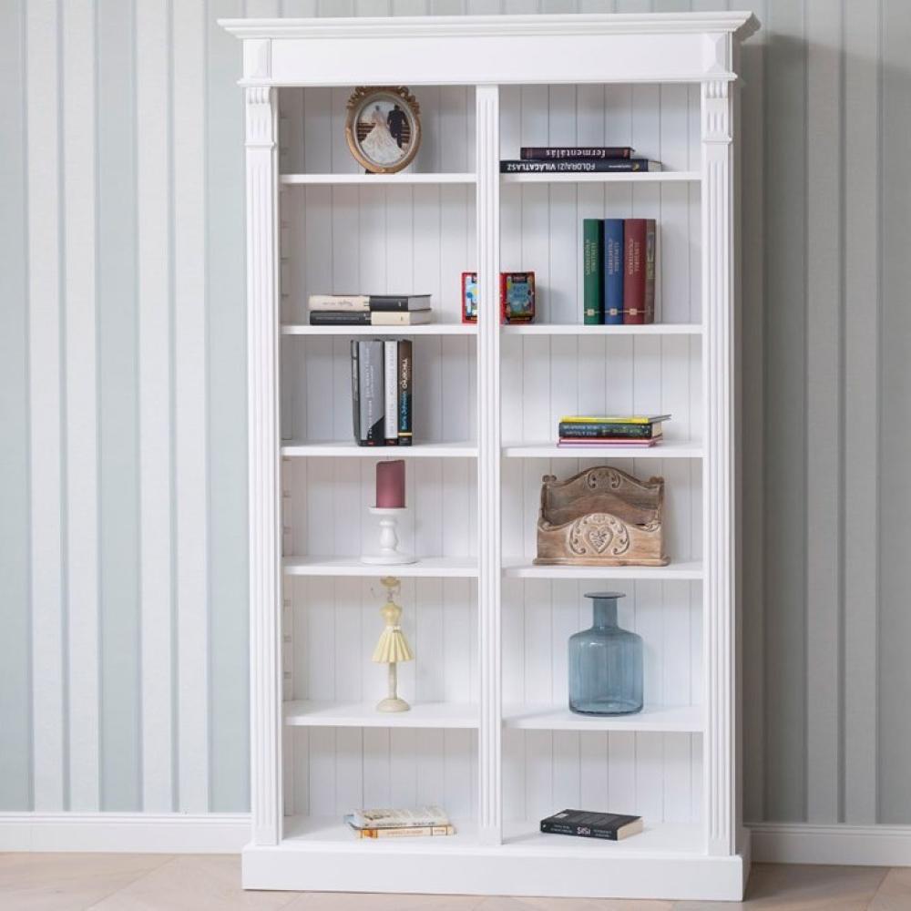 feher polcos konyvszekreny klasszikus country mediterran rusztikus vintage videki tengerparti hampton style butor tomorfa lameridiana lakberendezesi bolt.jpg